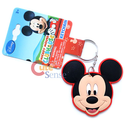 Disney Mickey Mouse Big Face PVC Key Chian